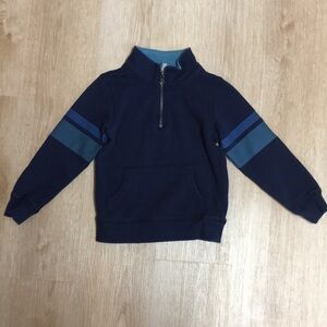 Carter’s Kids Navy Blue Quarter-Zip Sweatshirt Pullover Top